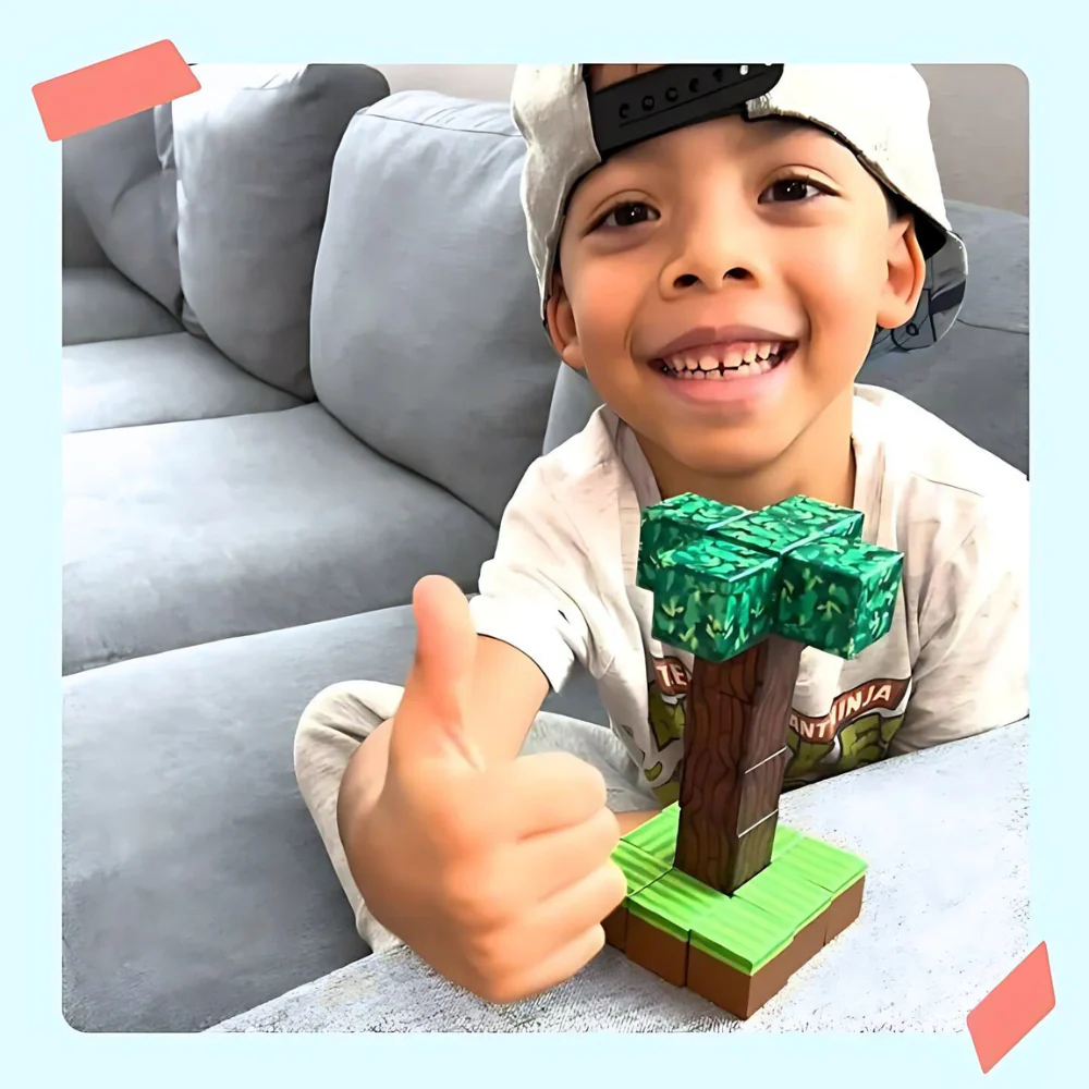 STEM Lernspielzeug mit magnetischen Bausteinen